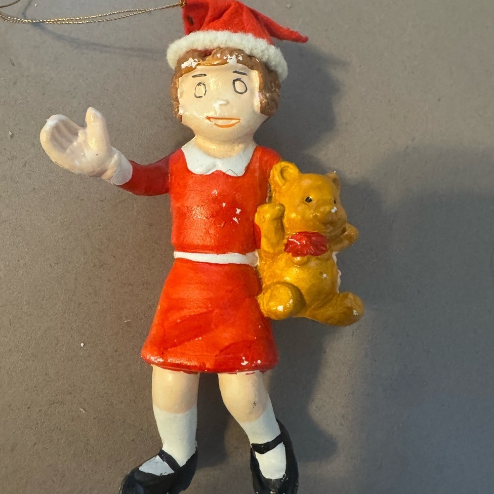 Vintage Little Orphan Annie Ornament